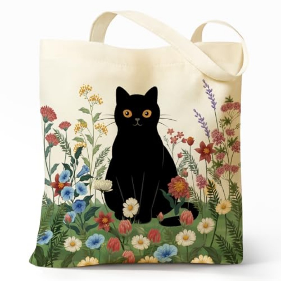 Cute Aesthetic Canvas Tote Bag - đánh giá và giá Canvas Tote Bag