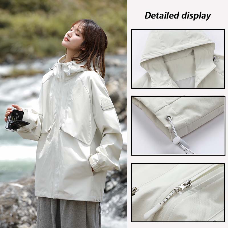 Women Spring Autumn Waterproof - đánh giá và giá Women'S Fashion Rain Jacket