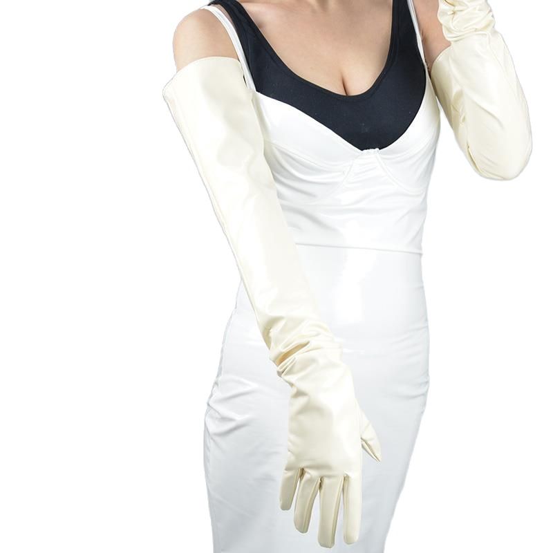 60cm Extra Long Patent Leather - đánh giá và giá Women Fashion Over 60