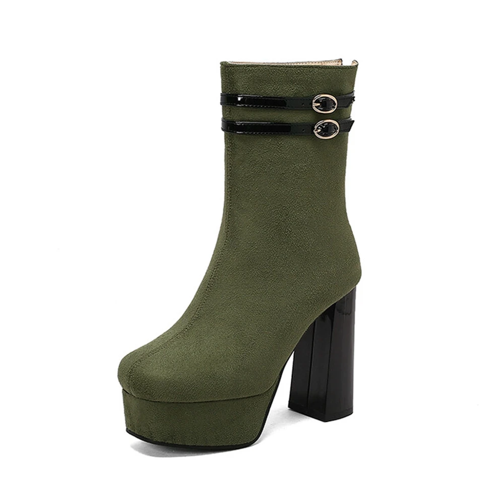 Ankle Boots Women Fashion Sued - đánh giá và giá Women'S Fashion Riding Boots
