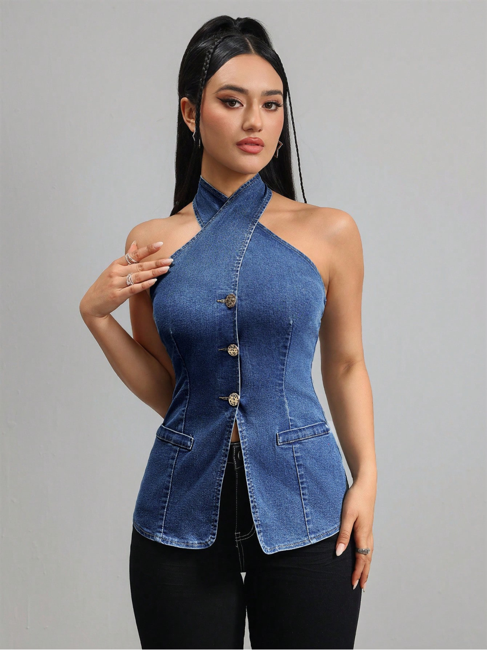 2026 new neck hanging sleevele - đánh giá và giá Women'S Fashion Vest Tops