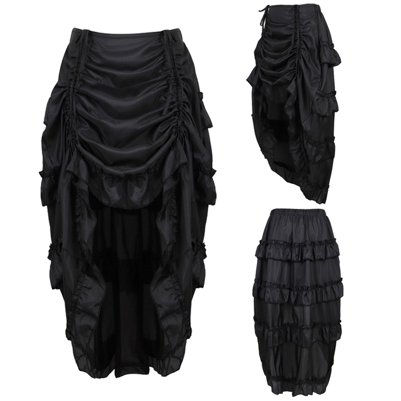 Steampunk Gothic Corset With S - đánh giá và giá Pleated Skirt Women