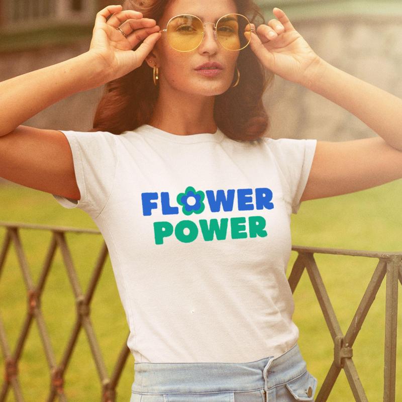 Flower Power T Shirt Hippie Fl - đánh giá và giá Women'S Fashion Of The 60S