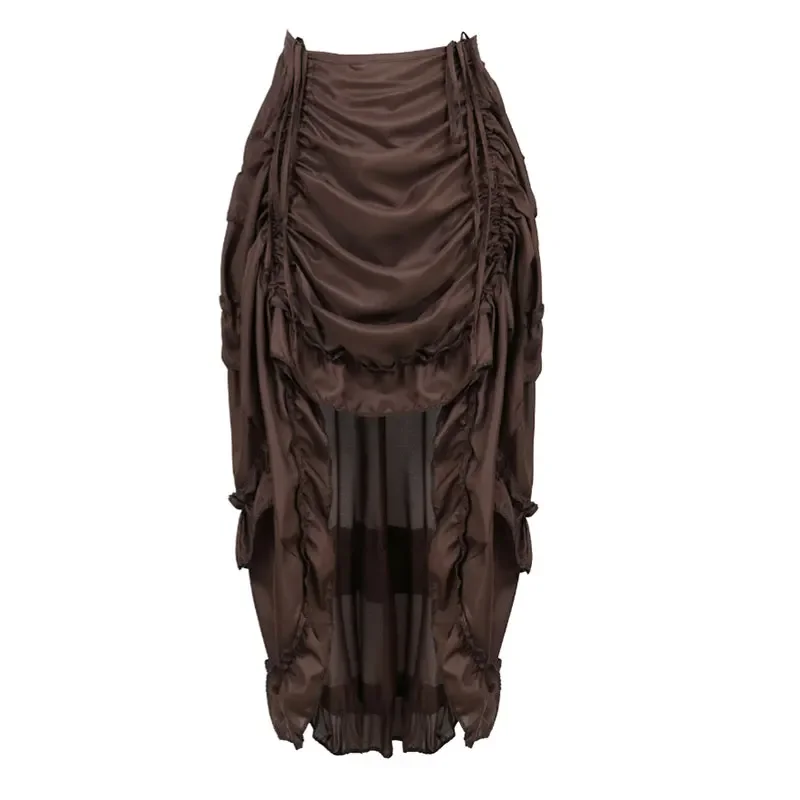 Steampunk Women Skirts Gothic  - đánh giá và giá Pleated Skirt Women