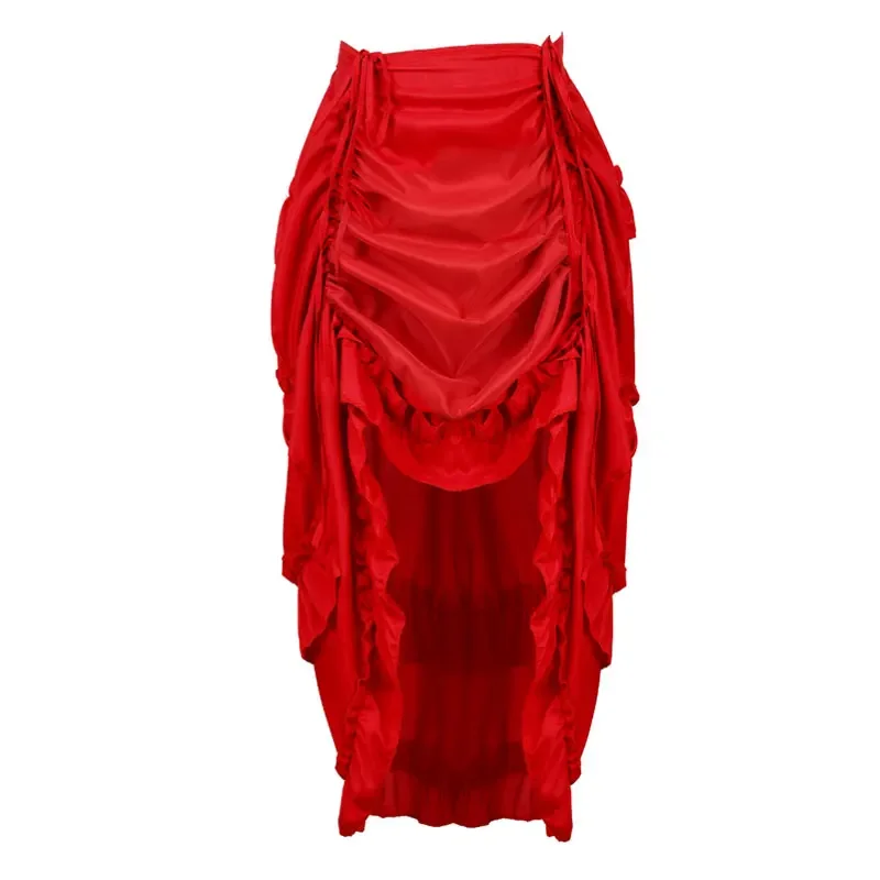 Steampunk Women Skirts Gothic  - đánh giá và giá Pleated Skirt Women