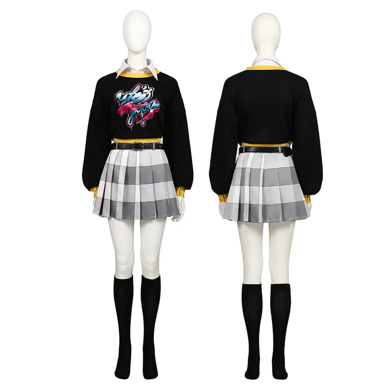 DY20Game P5X Cosplay Costume A - đánh giá và giá Pleated Skirt Women