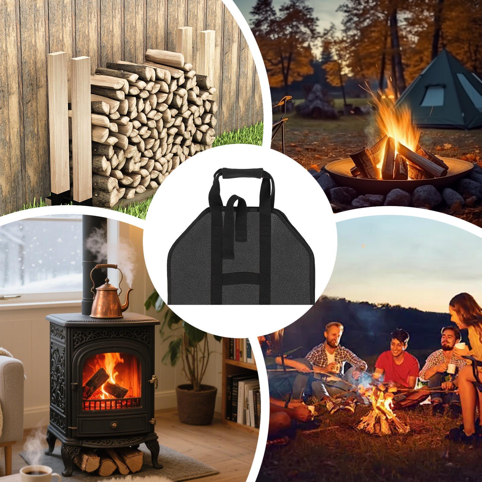 Firewood Carrier Large Portabl - đánh giá và giá Canvas Tote Bag