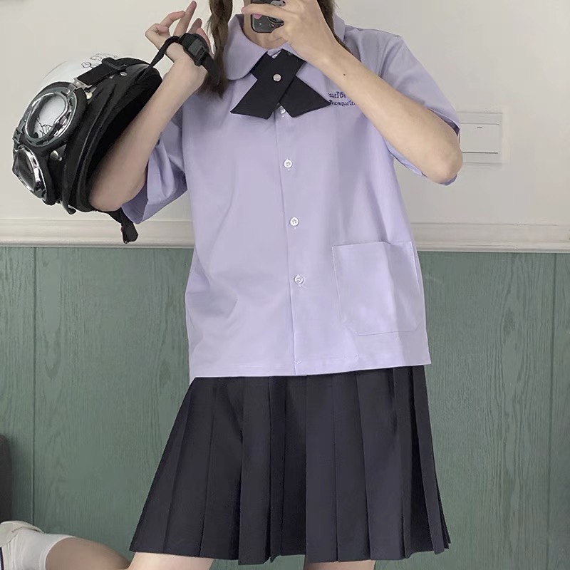 JK uniform COS clothing studen - đánh giá và giá Pleated Skirt Women