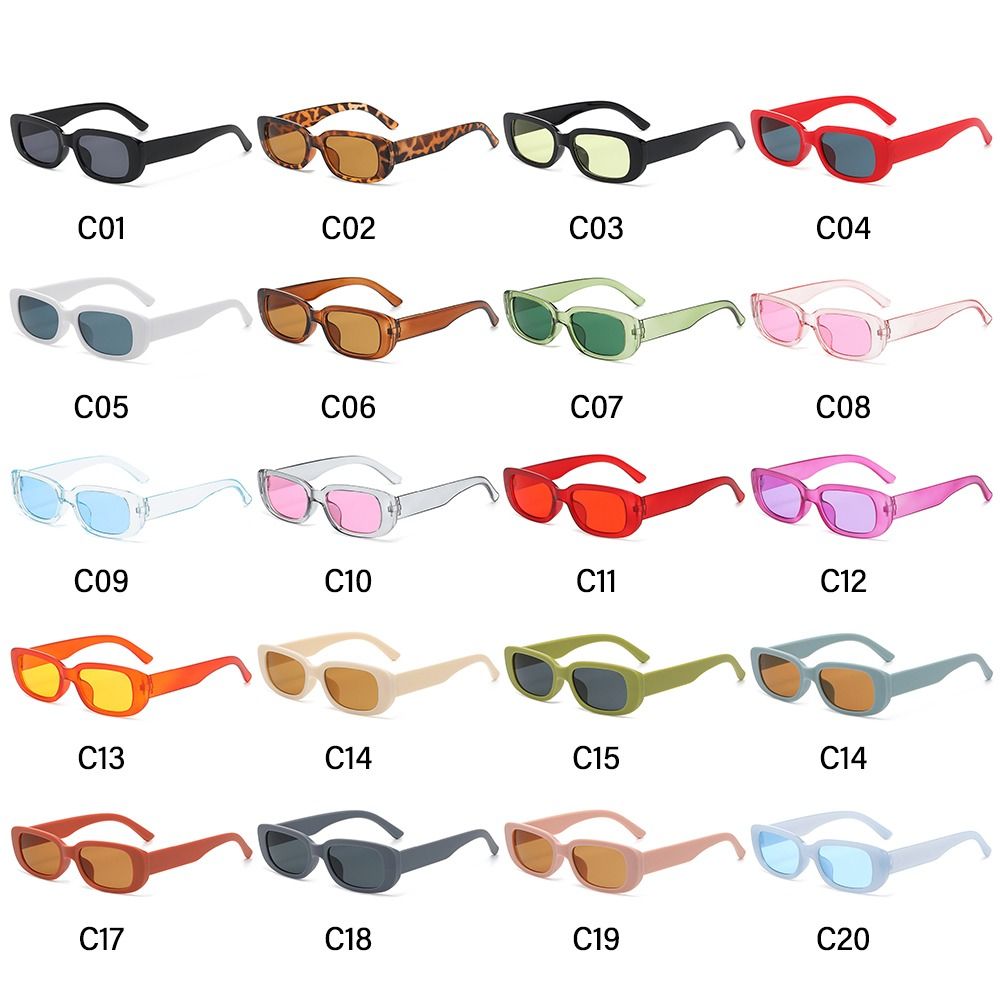 Trendy Narrow Square Frame Y2K - đánh giá và giá Women'S Fashion Eyeglass Frames