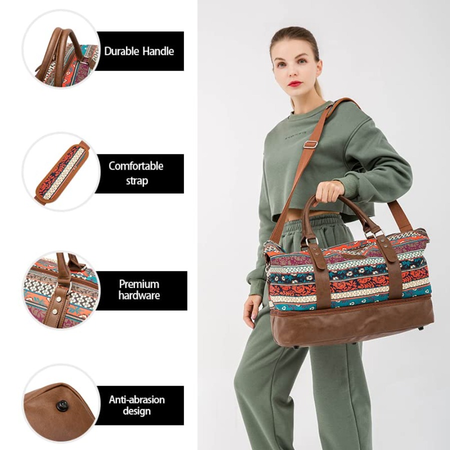 Garment Bag with Shoes Compart - đánh giá và giá Canvas Tote Bag