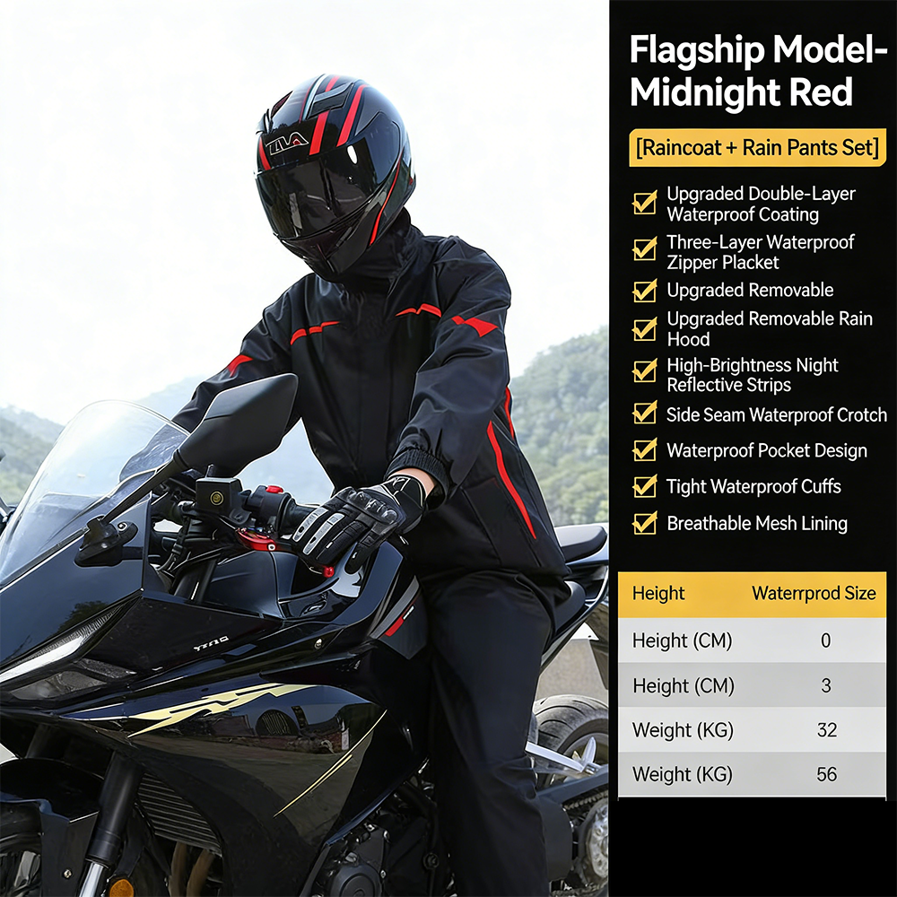 Motorcycle Rain Suit Men Women - đánh giá và giá Women'S Fashion Rain Jacket