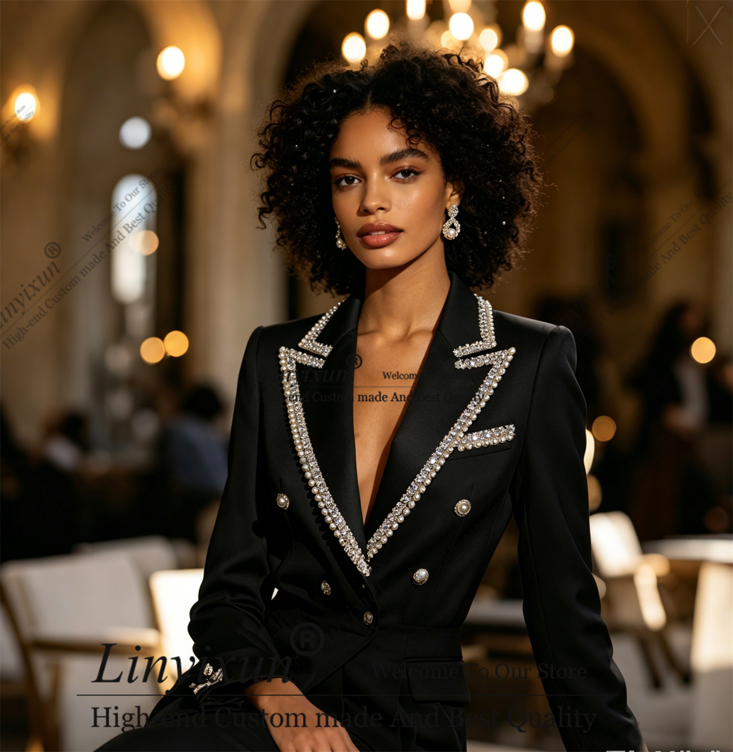 Exquisite Rhinestones Women's  - đánh giá và giá Women'S Fashion Jersey