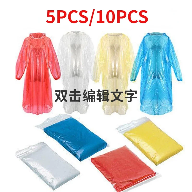 5/10PC Disposable Raincoat Adu - đánh giá và giá Women'S Fashion Rain Jacket