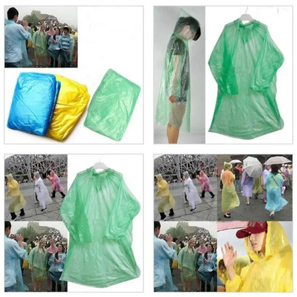 5/10PC Disposable Raincoat Adu - đánh giá và giá Women'S Fashion Rain Jacket