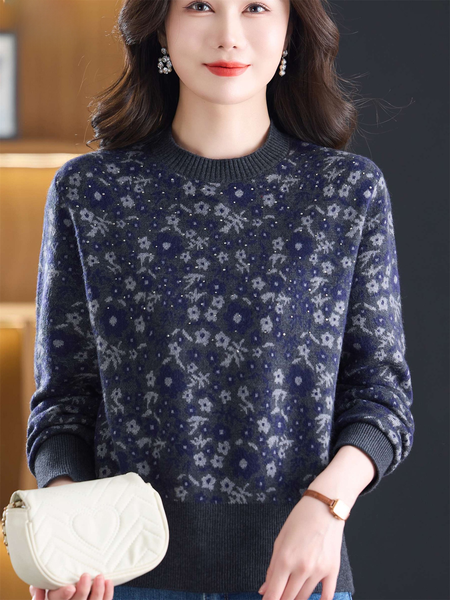 Fashionable round Neck Embroid - đánh giá và giá Women Fashion Over 60