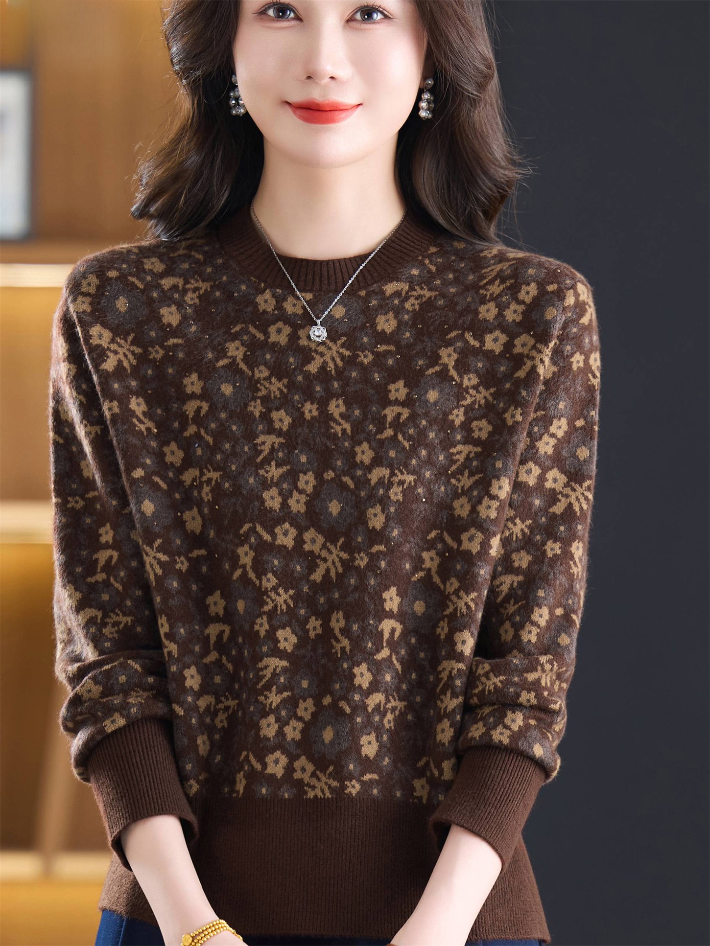 Fashionable round Neck Embroid - đánh giá và giá Women Fashion Over 60
