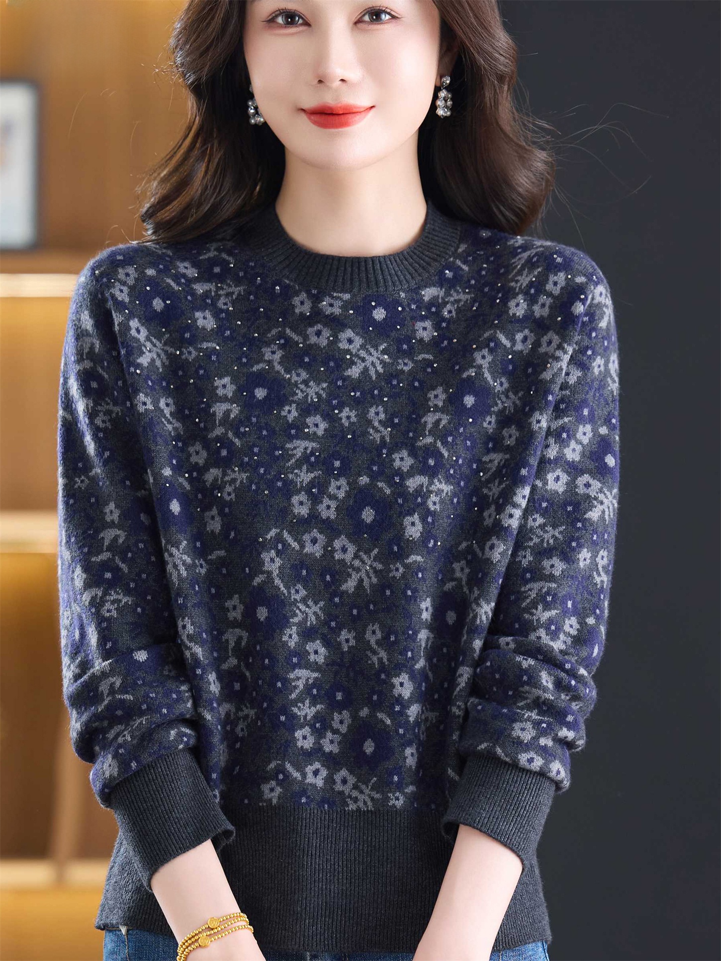 Fashionable round Neck Embroid - đánh giá và giá Women Fashion Over 60