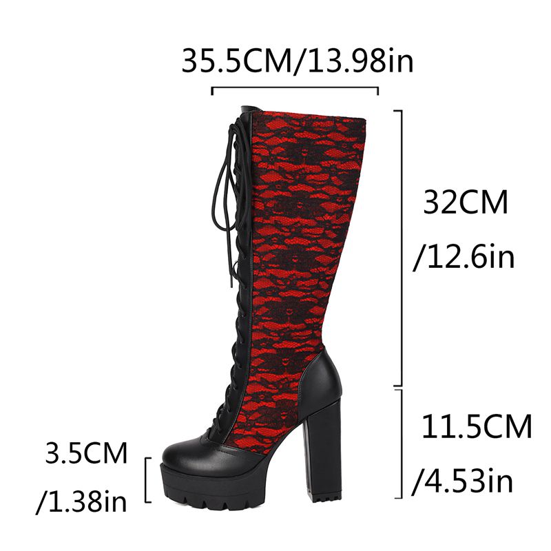 REAVE CAT 2025 Lace Women Knee - đánh giá và giá Women'S Fashion Boots 2025