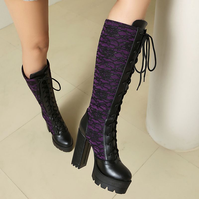 REAVE CAT 2025 Lace Women Knee - đánh giá và giá Women'S Fashion Boots 2025