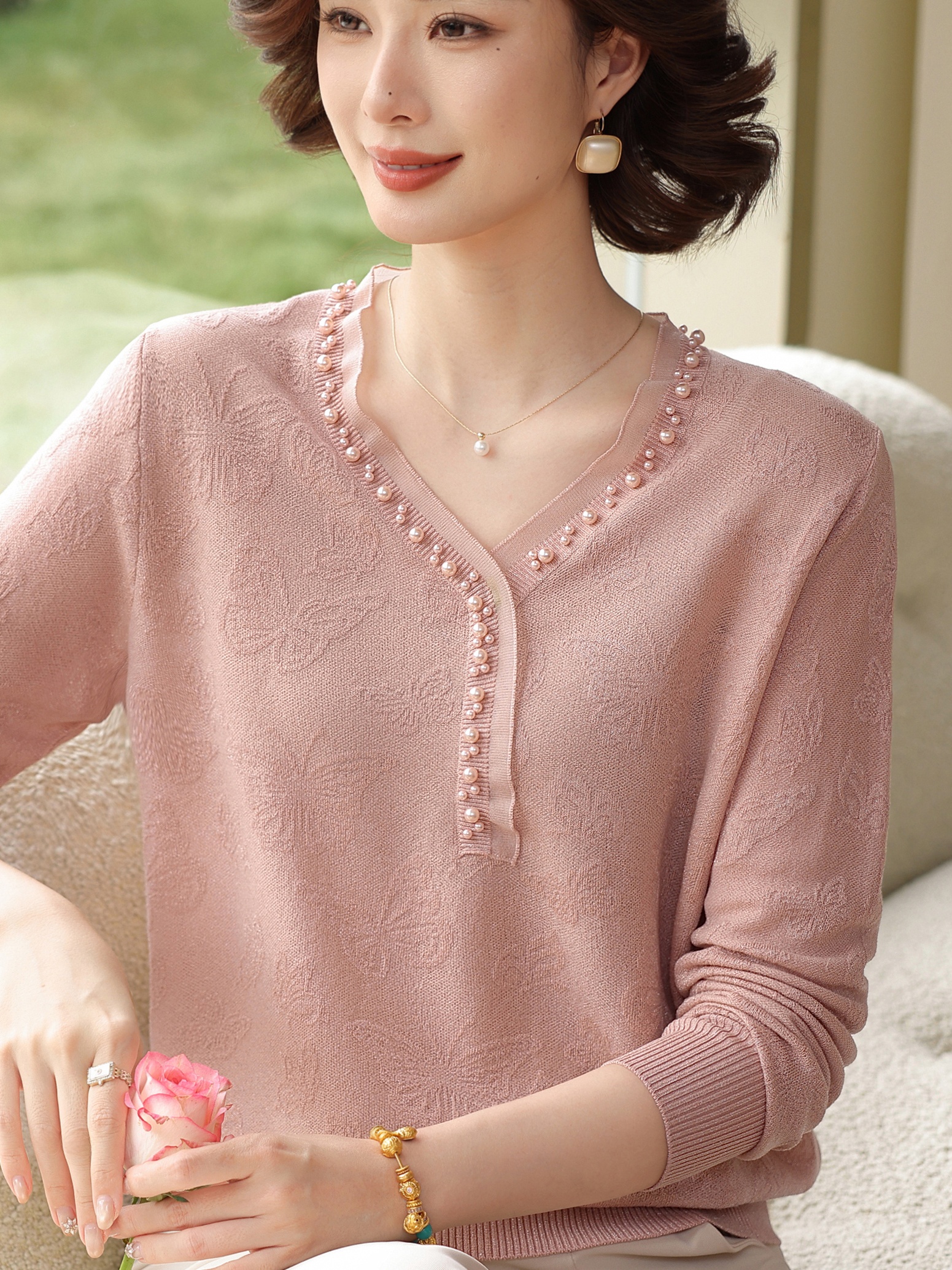 Spring Autumn New Style Knitte - đánh giá và giá Women Fashion Over 60