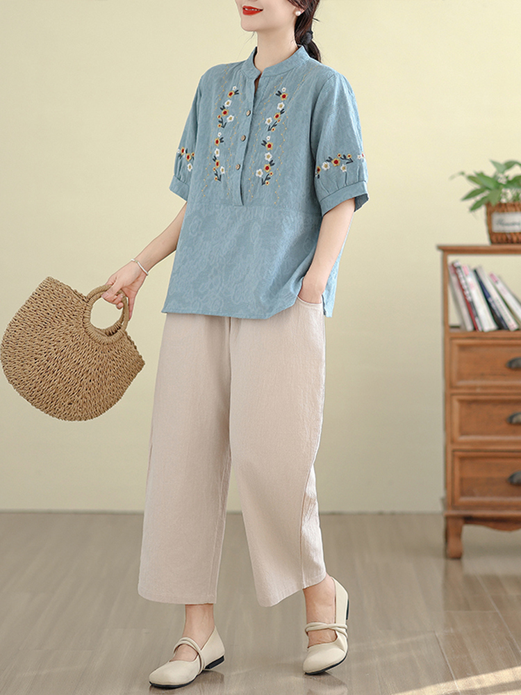 Elegant Cotton Linen Embroider - đánh giá và giá Women Fashion Over The Years